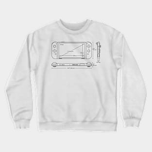 Retro Handheld Dimensions Crewneck Sweatshirt